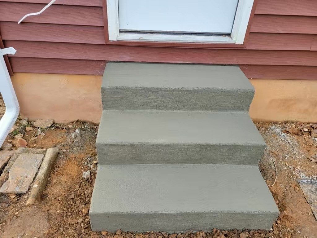 Concrete entry steps